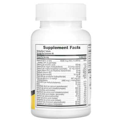 Мультивітаміни для підлітків Nature's Plus Source of Life Power Teen, 90 таблеток