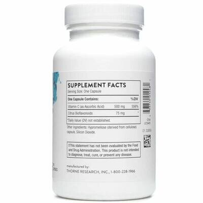 Вітамін С Thorne Research Vitamin C, 90 капсул