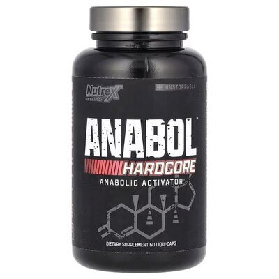 Тестостероновий бустер Nutrex Research Anabol Hardcore, 60 капсул