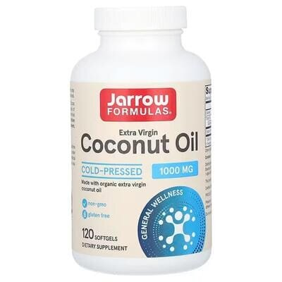 Кокосова олія Jarrow Formulas Coconut Oil 1000 мг, 120 капсул