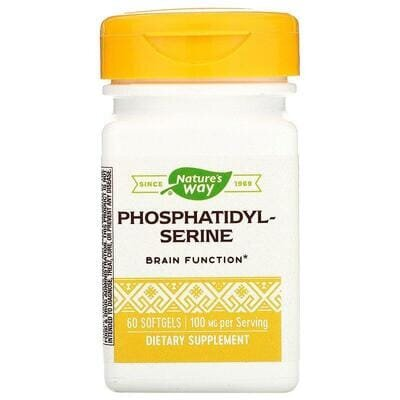 Фосфатидилсерин Nature's Way Phosphatidylserine 100 мг, 60 капсул