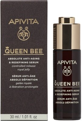 Сироватка для обличчя Apivita Queen Bee для комплексного захисту від старіння шкіри, 30 мл