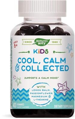 Комплекс для спокою дітей старше 8 років Nature's Way Calm & Collected виноград, 40 жувальних цукерок
