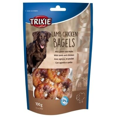 Ласощі для собак Trixie 31707 Premio Lamb Chicken Bagles бублики ягня/курка, 100 г