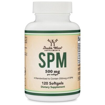 Добавка Double Wood SPM (Pro Resolution Mediators) 500 мг, 120 гелевих капсул
