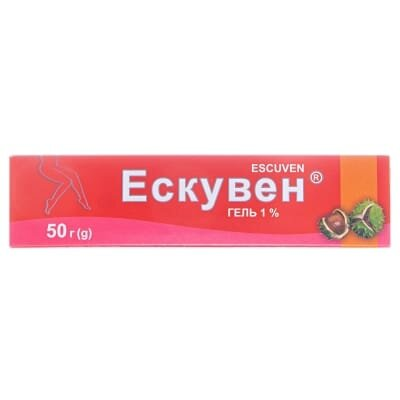 Ескувен гель 1 % по 50 г у тубах