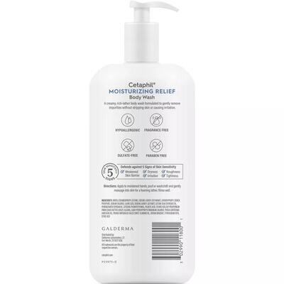 Засіб для тіла Cetaphil Moisturizing Relief Body Wash зволожуючий для очищення сухої та чутливої шкіри, 591 мл