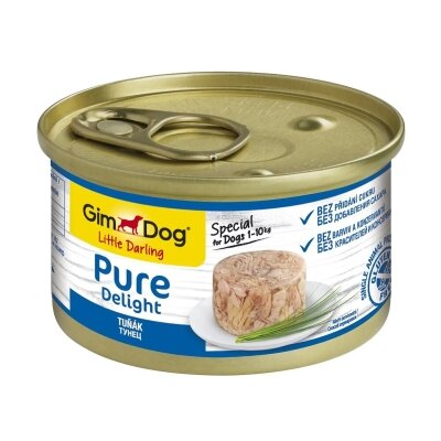 Корм вологий для собак GimDog LD Pure Delight з тунцем 85 г