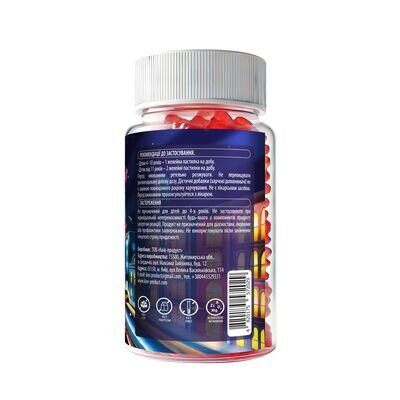 Вітамінно-мінеральний комплекс Vita PharmX C + D3 + Zinc для дітей, 60 жувальних пастилок