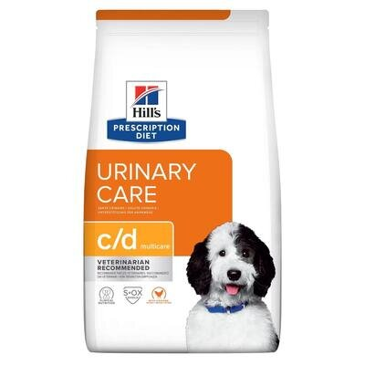Корм сухий Hill's Prescription Diet Canine C/D Multicare Urinary Care для собак, для профілактики сечокам'яної хвороби, з куркою, 1,5 кг