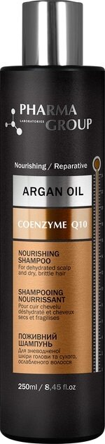 Шампунь Pharma Group Laboratories Argan Oil+Coenzyme Q10 поживний, 250 мл