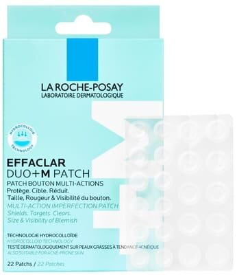 Патчі гідроколоїдні La Roche-Posay Effaclar Duo+ M мультифункціональні для зменшення розмірів та видимості недоліків шкіри обличчя, 22 шт