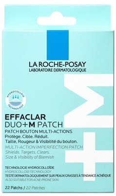 Патчі гідроколоїдні La Roche-Posay Effaclar Duo+ M мультифункціональні для зменшення розмірів та видимості недоліків шкіри обличчя, 22 шт