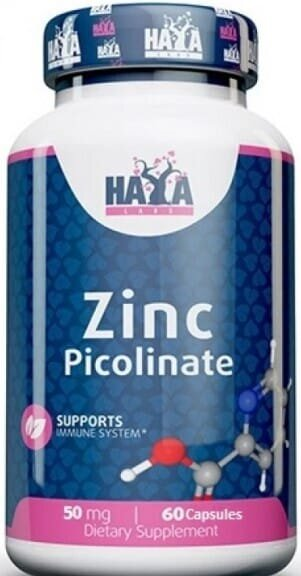 Цинк піколінат Haya Labs Zinc Picolinate капсули по 50 мг №60