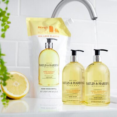 Мило рідке Baylis & Harding Мандарин та грейпфрут для рук, 1000 мл