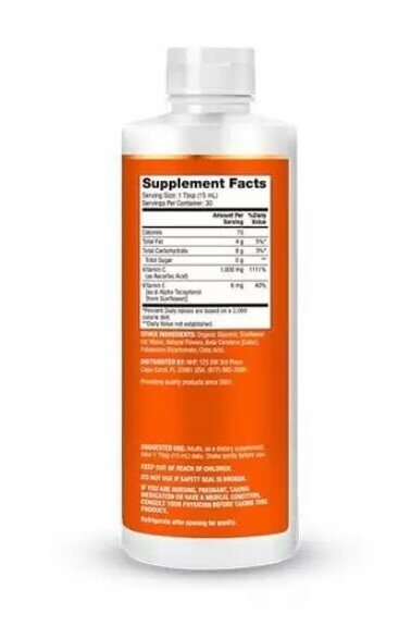 Вітамін С Dr. Mercola Liquid Liposomal Vitamin C ліпосомальний рідкий 1000 мг, 450 мл