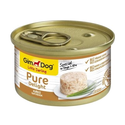 Корм вологий для собак GimDog LD Pure Delight з куркою, 85 г
