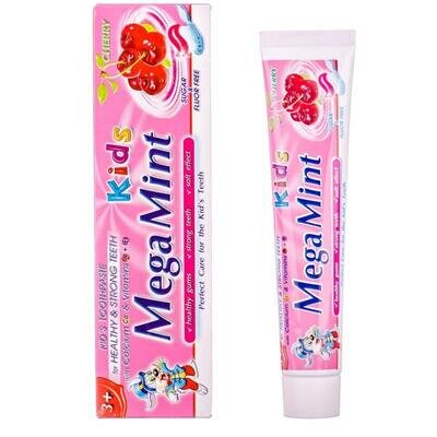 Зубна паста Mega Mint Kids дитяча Вишня від 3 років, 50 мл