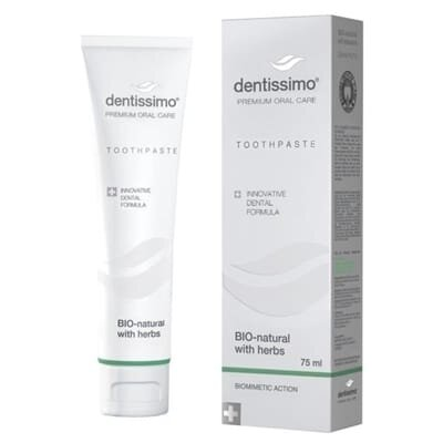 Зубна паста Dentissimo Bio-Natural With Herbs, 75 мл