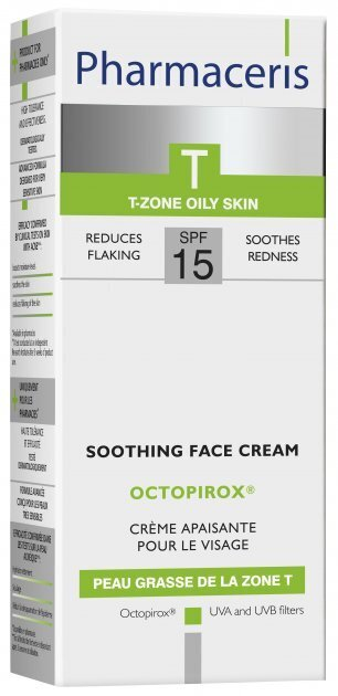 Крем для обличчя Pharmaceris T Octopirox SPF15 заспокійливий для шкіри з себореєю, почервоніла, схильна до лущення, 30мл