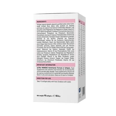 Мультивітамінна формула для жінок VPLab Ultra Woman's Multivitamin Formula, 90 гелевих капсул