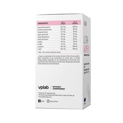 Мультивітамінна формула для жінок VPLab Ultra Woman's Multivitamin Formula, 90 гелевих капсул