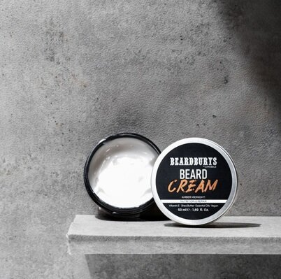 Крем для бороди Beardburys Amber Midnight поживний та відновлювальний, 50 мл