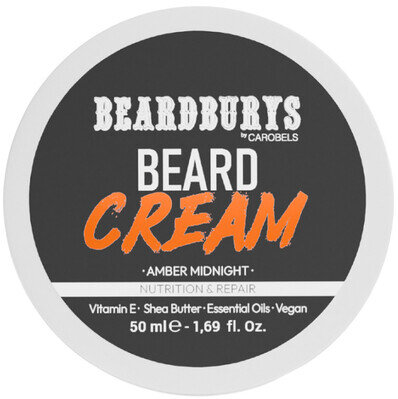 Крем для бороди Beardburys Amber Midnight поживний та відновлювальний, 50 мл