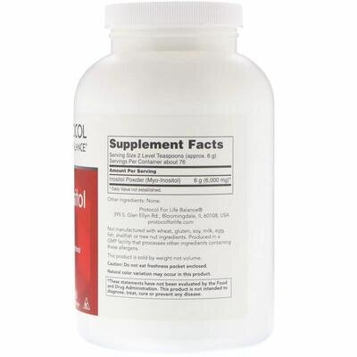 Міо-інозитол Protocol for Life Balance Myo-Inositol порошок, 454 г