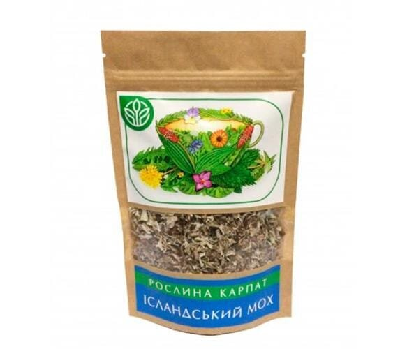 Фіточай Ісландський мох Рослина Карпат, 45 г
