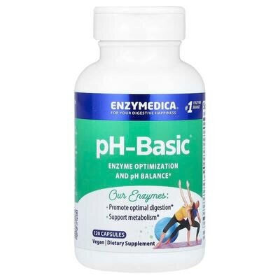 Травні ферменти Enzymedica pH-Basic, 120 капсул