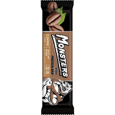 Батончик протеїновий Monsters High Protein Bar зі смаком кави, 40 г