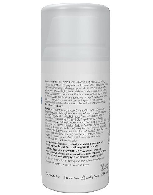 Крем з прогестероном NOW Solutions Progesterone from Wild Yam, 85 г