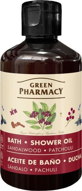 Олія для ванни та душу Green Pharmacy Cандал і пачулі 250 мл