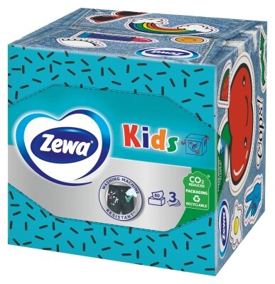 Серветки косметичні Zewa Kids 3 шари, 60 шт