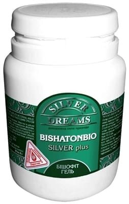 Бішофіт гель BISHATONBIO SILVER Рlus з колоїдним сріблом і рослинними екстрактами, 85 г