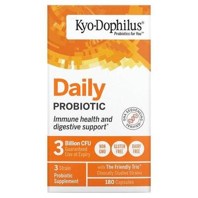 Щоденний пробіотик Kyolic Kyo-Dophilus Daily Probiotic, 180 капсул