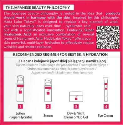 Крем для обличчя Hada Labo Tokyo Red проти зморшок денний, 50 мл