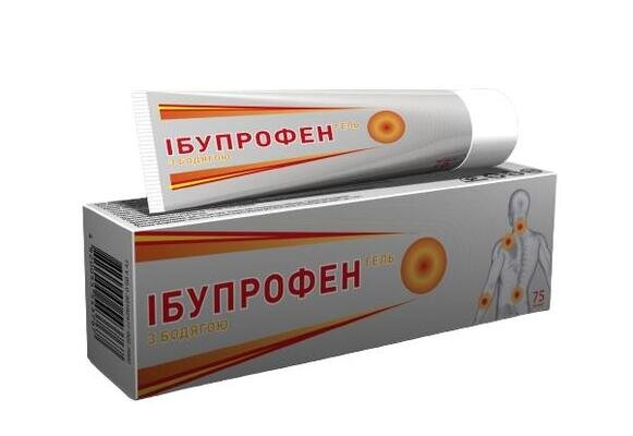 Ібупрофен гель по 75 мл у тубах Ronpharm