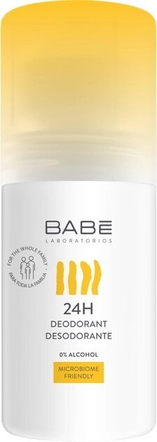Дезодорант кульковий Babe Laboratorios 24h захист для всієї родини, 50 мл