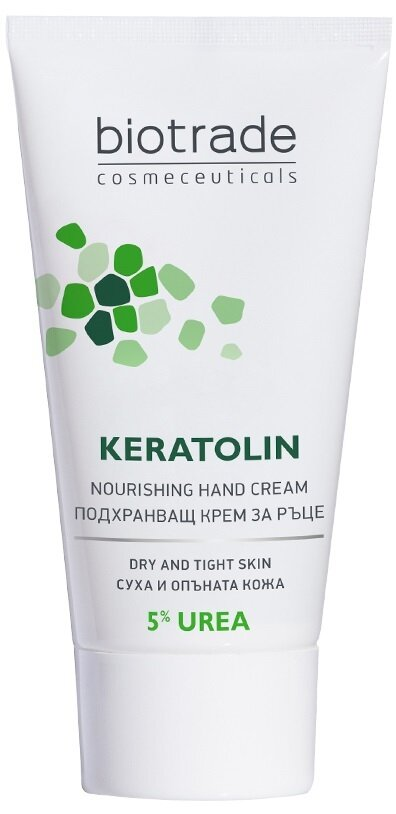 Крем для рук Biotrade Keratolin 5 % Urea зволожуючий та пом'якшуючий, 50 мл