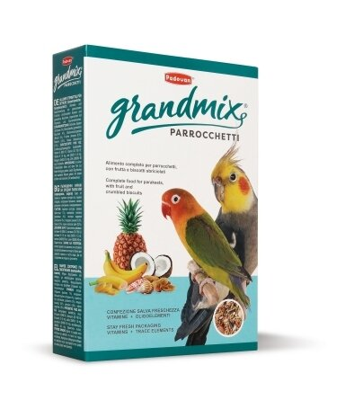 Корм для середніх папуг Padovan GrandMix Parrocchetti, 400 г