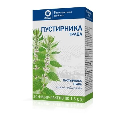 Пустирника трава по 1.5 г №20 у філ.-пак.