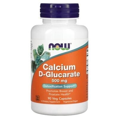 Кальцію Д-глюкарат NOW Calcium D-Glucarate 500 мг вег. капсули №90