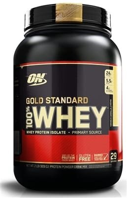 Протеїн Optimum Nutrition Gold Standard 100% Whey, французький ванільний крем, 909 г