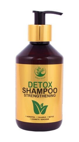 Шампунь Arbor Vitae Detox з нафтою косметичною, кропивою, хвощем та каламусом, 300 мл