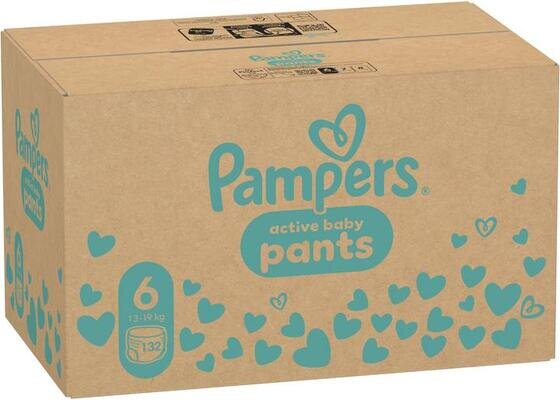 Підгузки-трусики Pampers Pants дитячі розмір 6, 14-19 кг, 132 шт