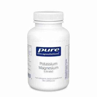 Калій і Магній (цитрат) Pure Encapsulations Potassium Magnesium (citrate), 180 капсул