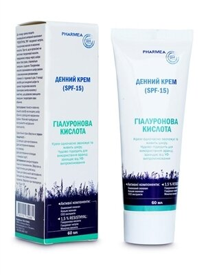 Крем для обличчя Pharmea Гіалуронова Кислота SPF15 денний, 60мл