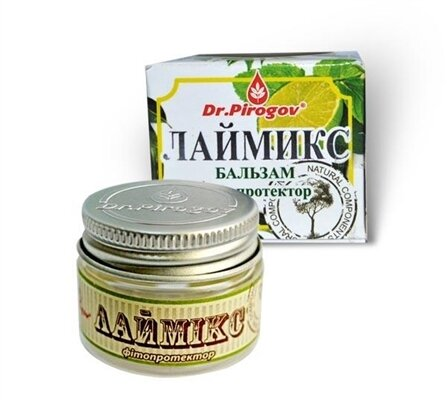 Лаймікс Dr.Pirogov гель-бальзам фітопротектор по 20 мл у бан.